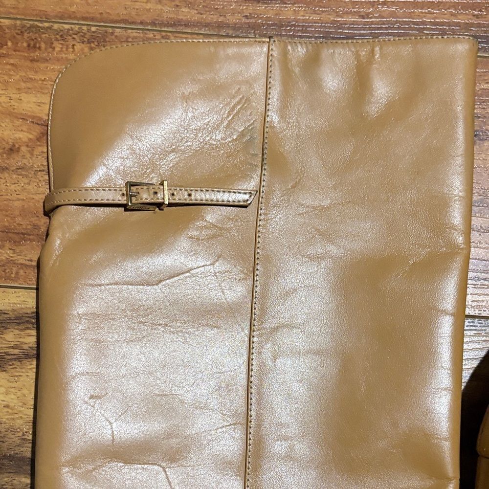 Schultz Tan Heeled Knee-High Boots - Picture 3 of 5